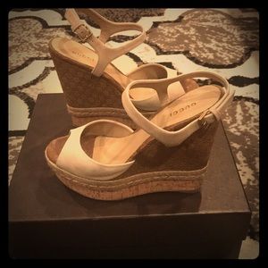 Gucci wedge sandal